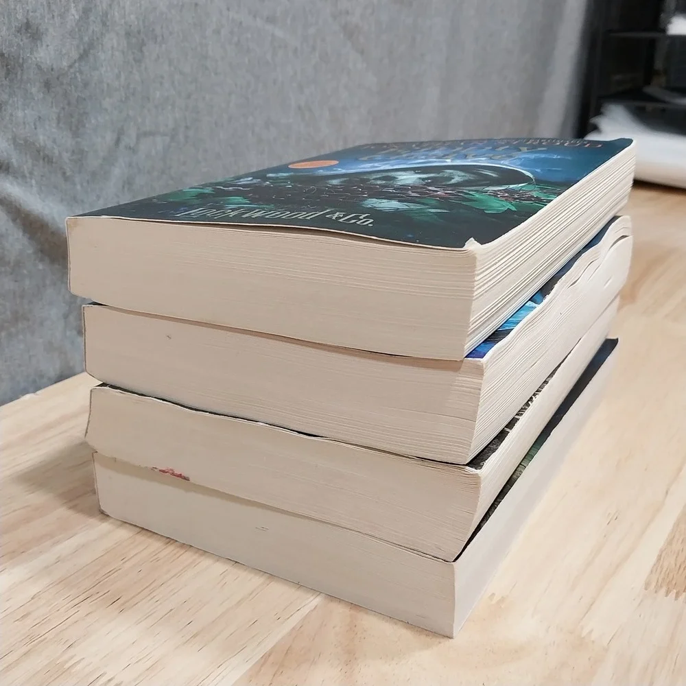 Jonathan Stroud YA Lockwood & Co. Paperback Book Set 4 Volumes Multicolor